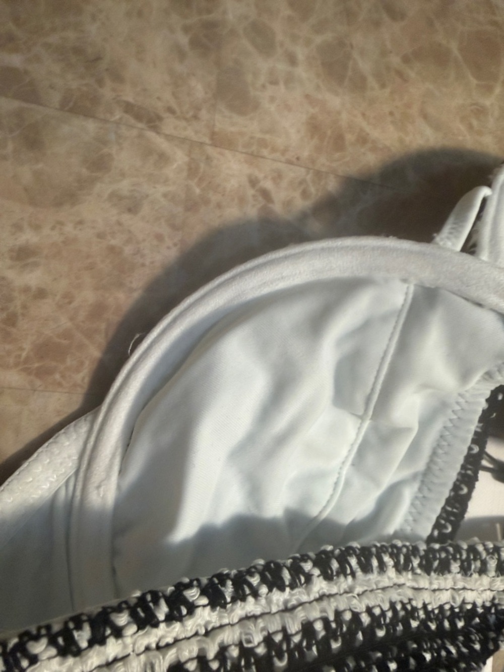 triangl swimwear Black and White Striped Bikini Set - Picture 7 of 9
